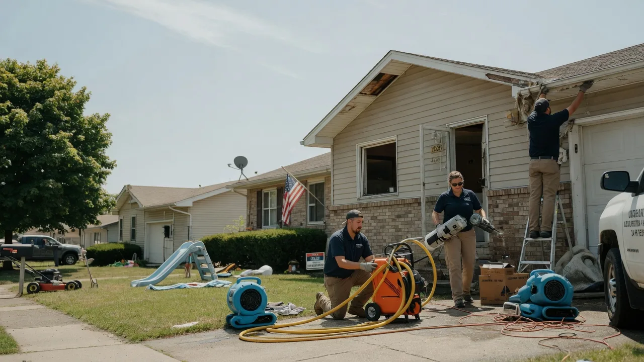 Water Damage Restoration in Normal, IL near me